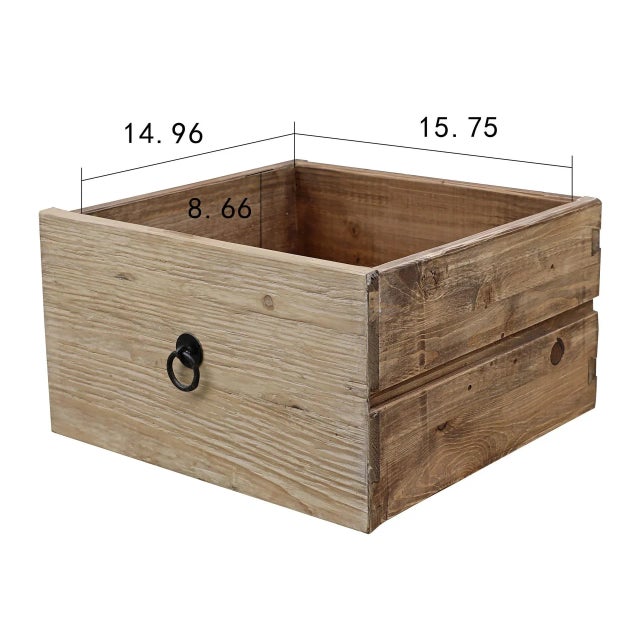 Coastal Farmhouse Weathered Four Drawer Dresser For Sale - Image 10 of 11