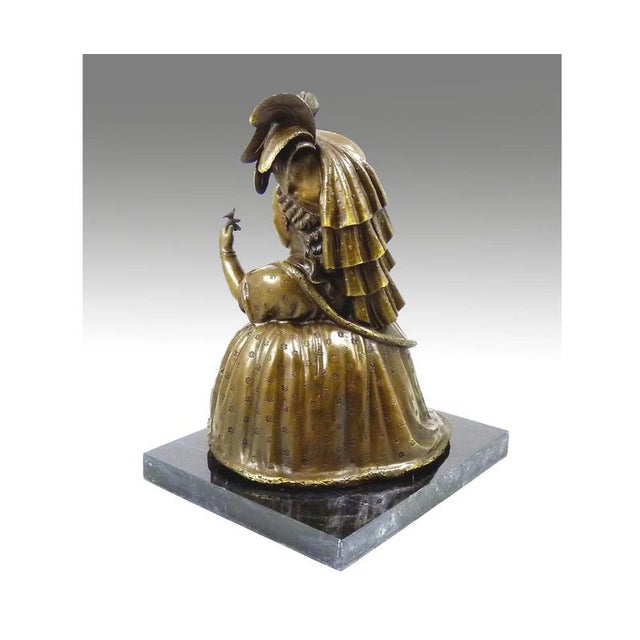 Marie Antoinette Sculpture, 20th Century, Bronze For Sale - Image 6 of 8