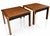 Exceptional Pair of Mid-Century Modern Zebrawood Side Tables With Contrasting Solid-Wood Joinery, Circa 1960s For Sale - Image 4 of 16