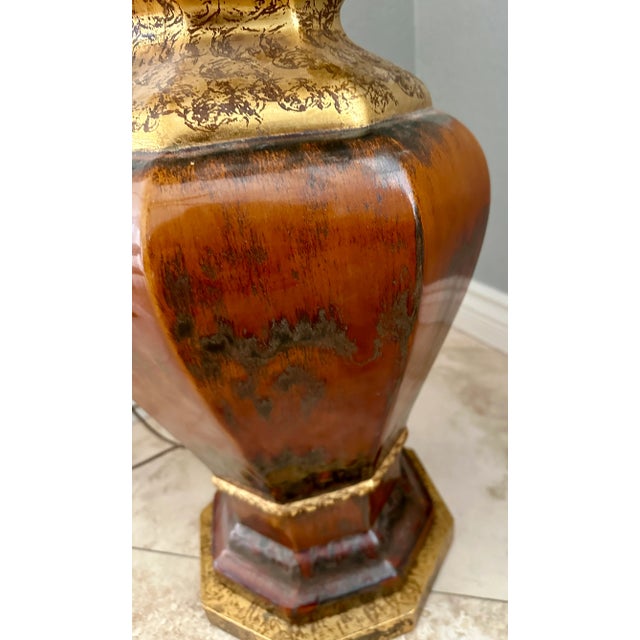 Wood Vintage 1970s Ceramic Floor Lamp Table by Nardini For Sale - Image 7 of 12