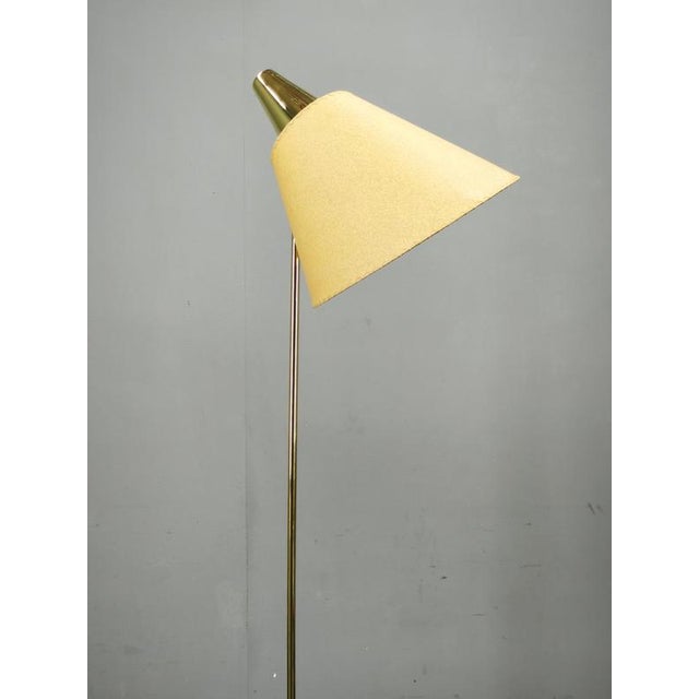 Josef Hurka Vintage Giraffe Brass Floor Lamp by Josef Hurka for Napako, Czechoslovakia, 1960s For Sale - Image 4 of 13
