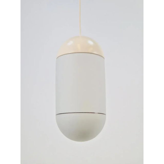 Vintage Pill Pendant Lamp in Milk Glass from Peill & Putzler, Germany, 1960s For Sale - Image 11 of 17