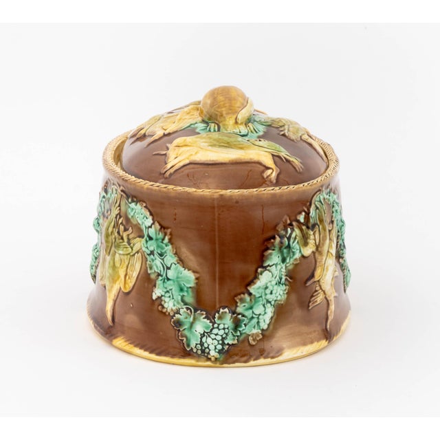 Polychrome Glazed Ceramic Game Pie Dishes, 2 For Sale In New York - Image 6 of 13