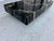 1970s 1970s Italian Black Faux Marble Floating Coffee Table Designed by Willy Rizzo For Sale - Image 5 of 12