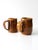 Ceramic Vintage Rustic Handmade Pottery Mug Pair For Sale - Image 7 of 10