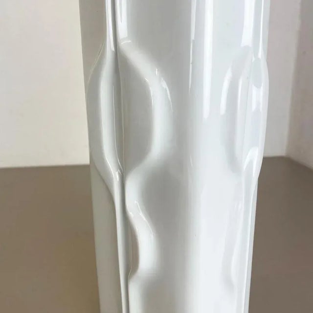 Large Op Art German Porcelain Vase from Fürstenberg Ceramics, Germany, 1970s For Sale - Image 15 of 18