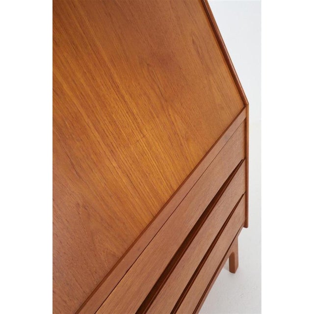 Danish Teak Secretary from Bernhard Pedersen & Søn, 1960s For Sale - Image 13 of 18