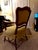 Early 20th Century Early 20th Century Mahogany Office Armchair With Patterned Upholstery For Sale - Image 5 of 11