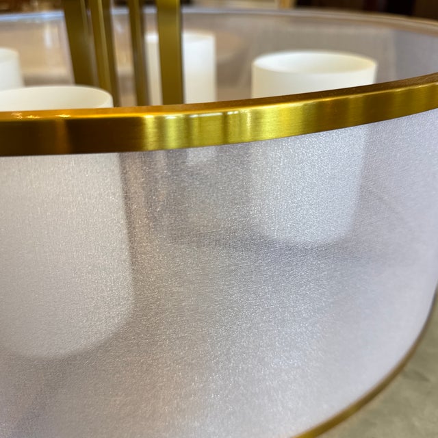 Possini Euro Persephone Drum Pendant For Sale - Image 11 of 12