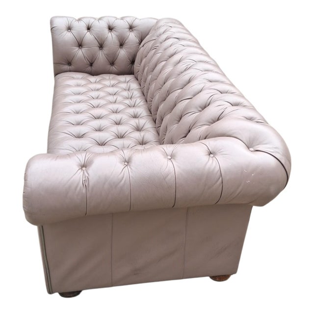 Heritage Meets Modern Luxury With the Berwick Chesterfield Sofa by Arhaus For Sale - Image 9 of 12