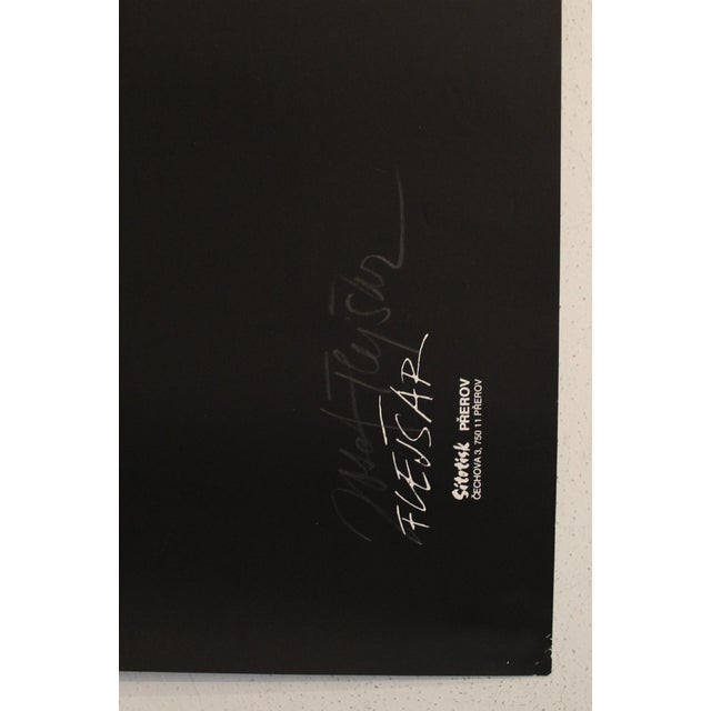 1994 Czech Ballet Poster (Josef Flejsar) - "Balet Siluety" For Sale - Image 4 of 4