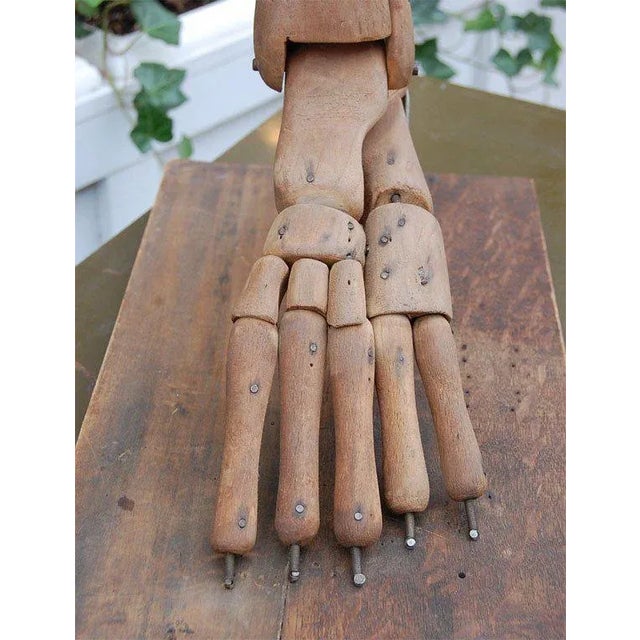 Primitive Carved Medical Model For Sale - Image 4 of 5