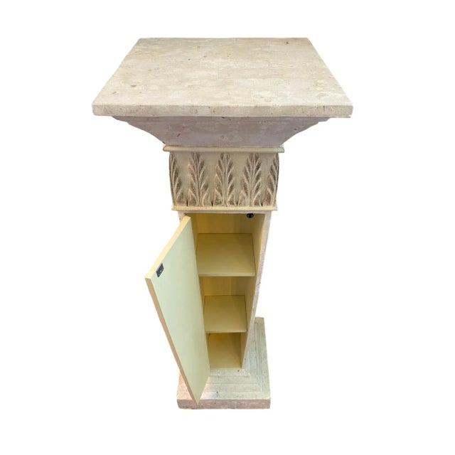 Quick Hits: Styles: French, Hollywood Regency, Traditional Dimensions: 14ʺW × 14ʺD × 42ʺH Materials: Resin, Wood Color:...