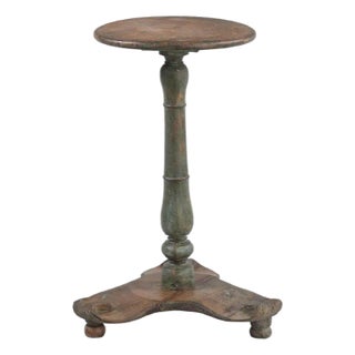 Vintage Indian Teakwood Side Table For Sale
