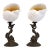 Sculpture Pair Antique Shells For Sale