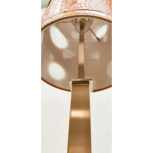 Cylinder Floor Lamp with Porthole For Sale - Image 5 of 16