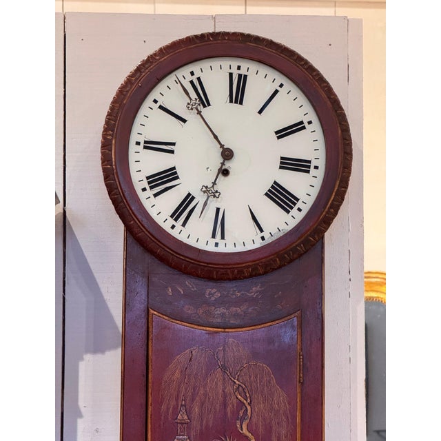 19th Century 19th Century Chinoiserie Wall Clock For Sale - Image 5 of 15