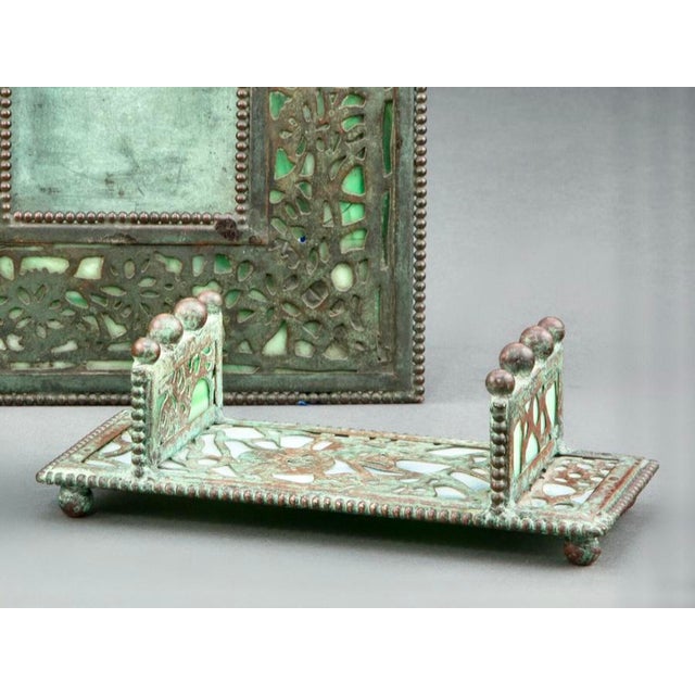 American Bronze & Glass Desk Accessories, 3 Pieces Chairish