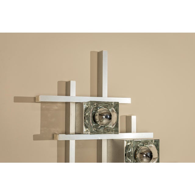 Wall Lamps in Aluminum by Gaetano Sciolari, Italy, 1970s, Set of 2 For Sale - Image 16 of 18