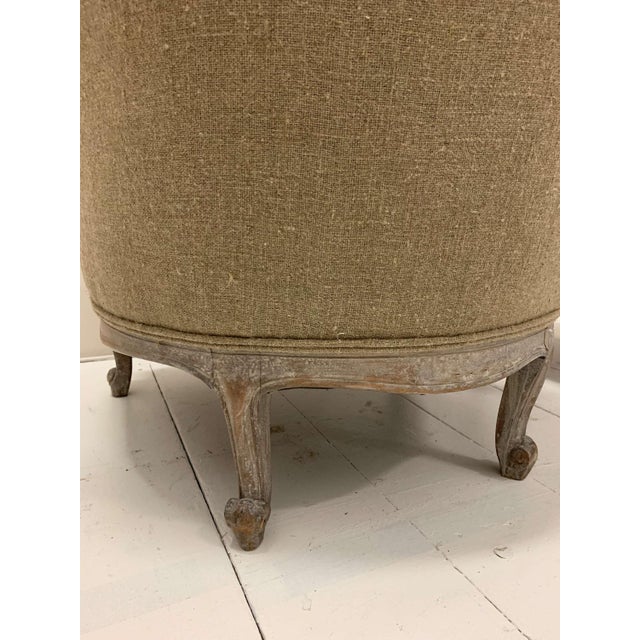 Set of Swedish Lounge Chairs Upholstered in Linen, 1920s For Sale - Image 6 of 18