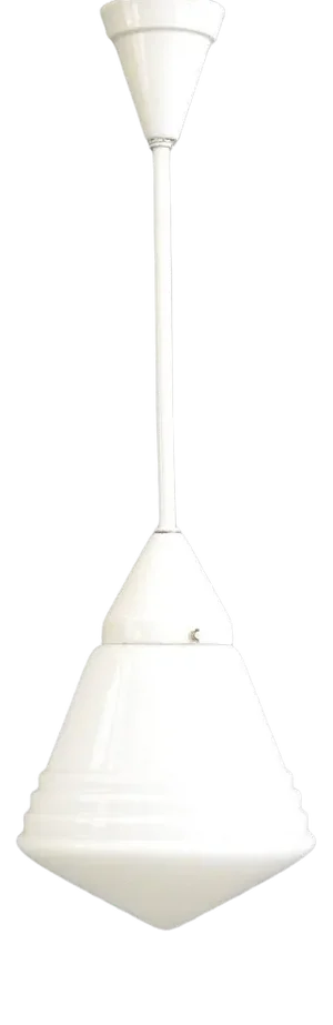 Conical Phillips Opaline Light, 1920s