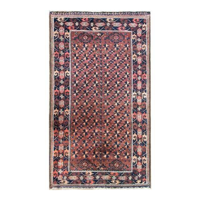 Early 20th Century Persian Baluch Rug For Sale