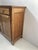 Parisian buffet in solid ash wood Two doors and three drawers on the front Good overall condition Dimensions: H 112 x W...