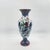 Handmade Ceramic Palace Vase (50cm) Red Carnations and Geometric Mosaic Neck Pedestal Urn For Sale - Image 6 of 8