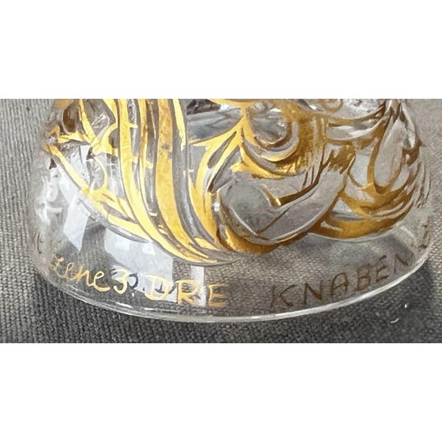 1960s Crystal Magic Flute Glasses by Bjørn Wiinblad for Rosenthal, 1965, Set of 5 For Sale - Image 5 of 7