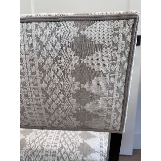 Antique Walnut Spindle Chair With Embroidered Back and Seat For Sale - Image 4 of 6