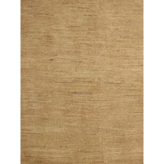 Contemporary 1980s Hand-Knotted Persian Tribal Gabbeh Wool Rug 4'11" X 6'3" For Sale - Image 3 of 5