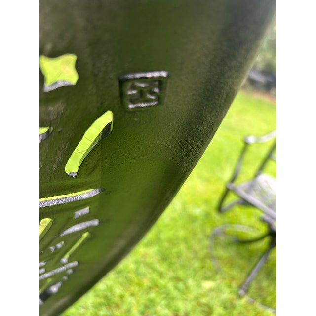 Metal Hanamint High End Patio Table & 4 Chairs For Sale - Image 7 of 11