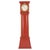 Red Painted Bornholm Longcase Clock with Carved Details, 1820s For Sale - Image 15 of 15