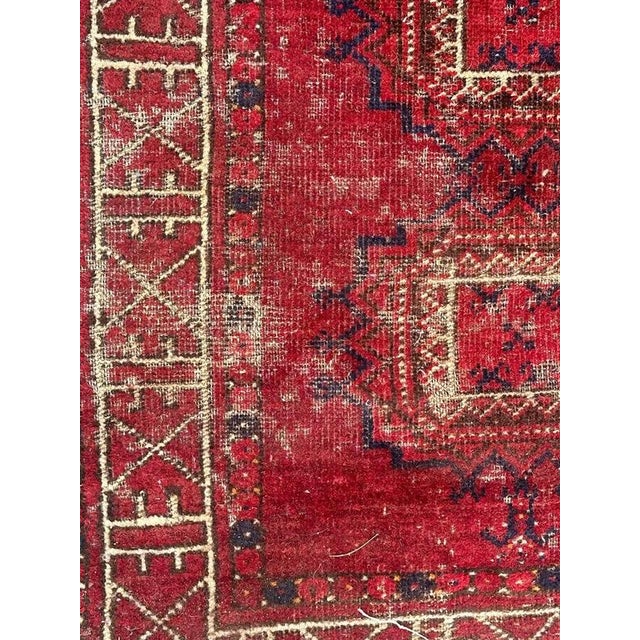 Antique Turkmen Rug, 1890s For Sale - Image 6 of 14