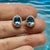 Natural Topaz Diamond Stud Earrings 14k W Gold 6.98 TCW Certified For Sale - Image 15 of 17