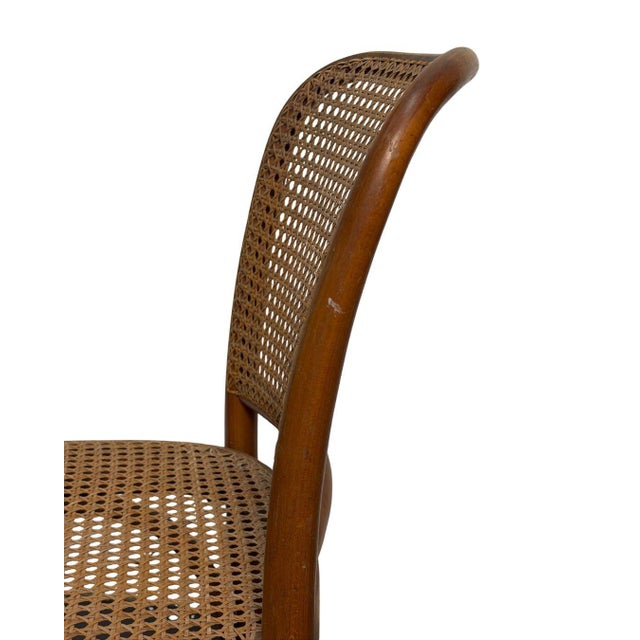 Vintage Thonet No. 811 Style Prague Bentwood & Cane Dining Chairs, Set of 4, C. 1960s–1980s For Sale - Image 13 of 18