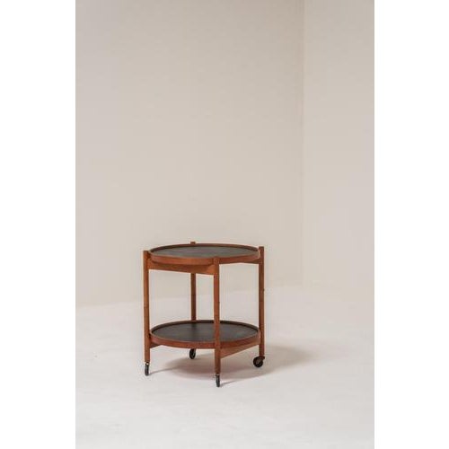 Danish Modern Teak Serving Trolley by Hans Bølling, 1960s For Sale - Image 4 of 9