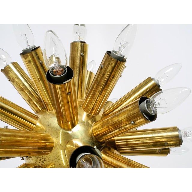 Space Age Brass Ceiling Lamp from J.T. Kalmar, 1960s For Sale - Image 17 of 18
