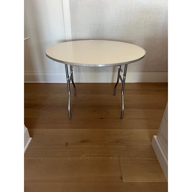 Textile Kips Bay Custom Skirted Table For Sale - Image 7 of 8