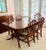 1940s Vintage Thomasville Chair Company Mahogany Duncan Phyfe-Stye Dining Room Table and Chairs For Sale - Image 5 of 7