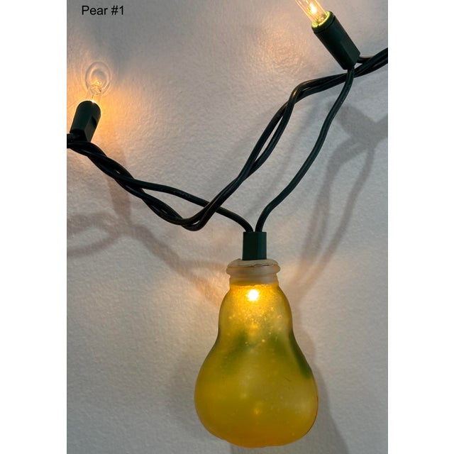 All 6, 1-Price- Vintage Glass Christmas Light Covers - Fruits01 For Sale - Image 11 of 13