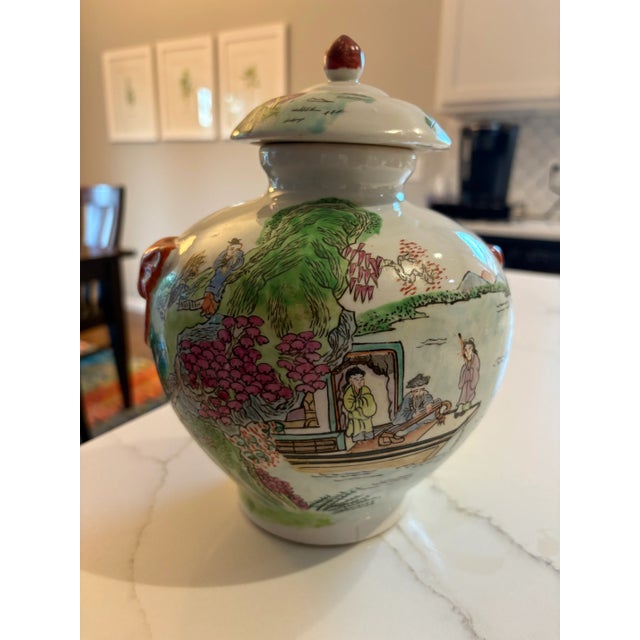 Early 20th Century Famille Rose Potiche For Sale - Image 4 of 11