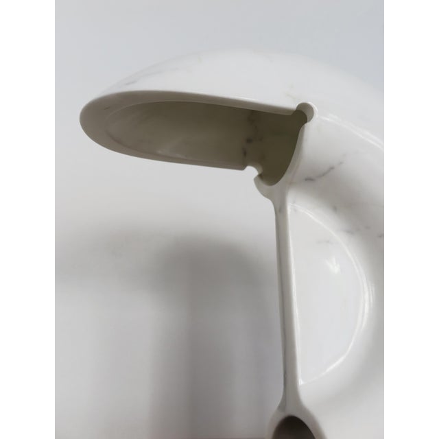 Biagio Table Lamp in White Carrara Marble by Tobia Scarpa for Flos, Italy, 1960s For Sale - Image 10 of 14