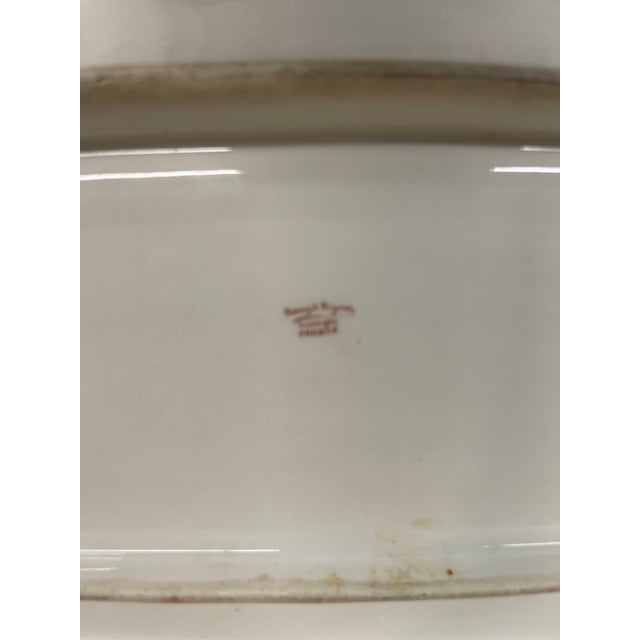 Late 19th Century Antique Limoges Porcelain Fish Serving Platter For Sale - Image 5 of 5