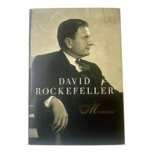 David Rockefeller, Memoirs, 2002, 1st Printing, Signed