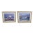 1990s Nora DeBolt Coastal Beach Lithographs in Light Wood Frames, 1992 - a Pair For Sale