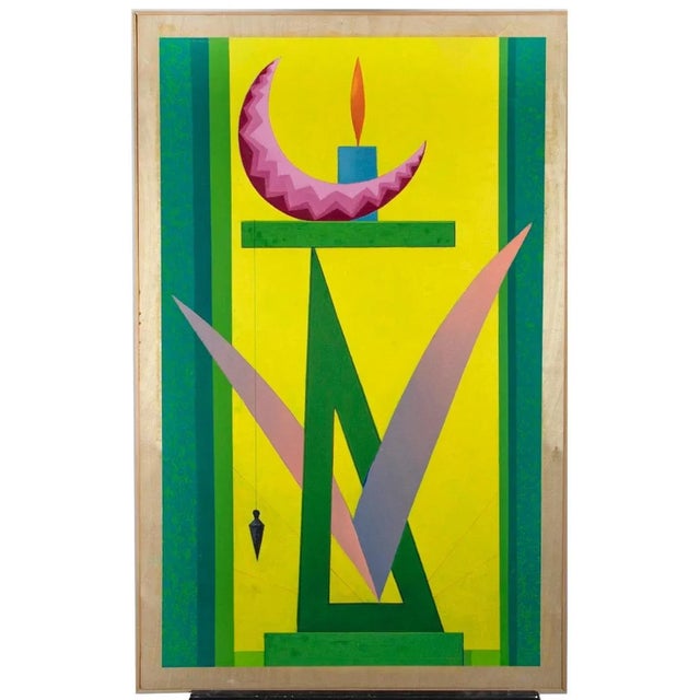 Contemporary Leo Guide, Lunanguria, Oil Paint, 1992 For Sale - Image 3 of 5