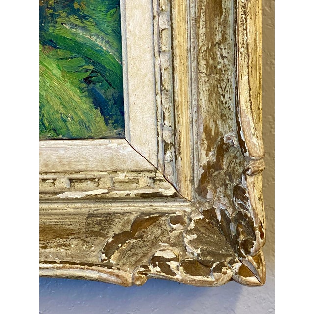 Early 1900s Original French Sunflower Still Life Oil Painting For Sale In Los Angeles - Image 6 of 10