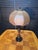 Boho Chic Vintage 70's Tropical Bamboo Lamp With Wicker Shade For Sale - Image 3 of 8