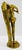 Vintage Brass Art Deco Long Haired Nude Woman Sculpture Attributed Klara Sever For Sale In Miami - Image 6 of 14